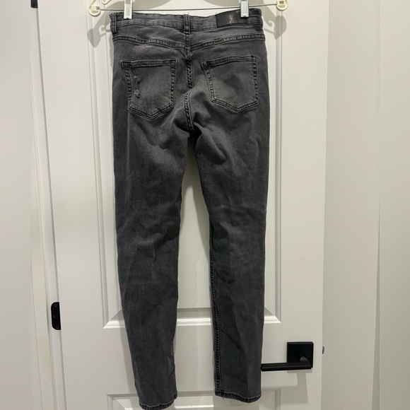 H&M - light black skinny jeans, size 2 - Picture 2 of 2